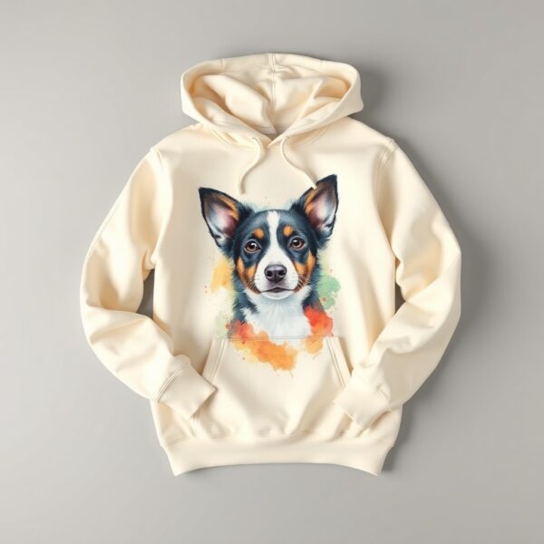 Sudadera personalizada — retrato artístico de tu mascota